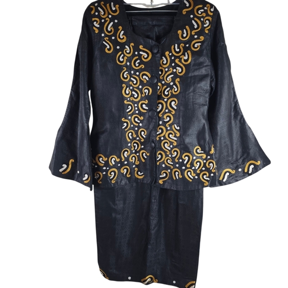 African Dashiki Women's Suit In M - Picture 1 of 10